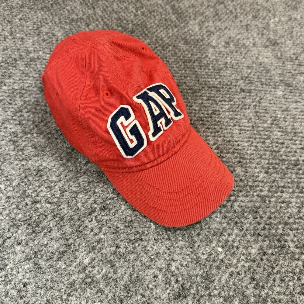 GAP Kids S/M Youth Hat Cap‎ Adjustable Strapback Outdoor Red Y2K